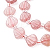 Natural Strawberry Quartz Carved Beads Strands G-H339-A04-01-4