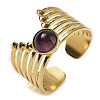 Natural Amethyst Finger Rings RJEW-U027-02G-01-1