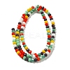 Glass Beads Strands EGLA-A034-M4mm-43-3