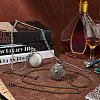 2Pcs 2 Colors Iron Clip Pocket Watch Chain DIY-UN0003-61-2