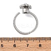 Dasiy Rotatable Open Cuff Rings for Women LS-RJEW-C118-05P-5
