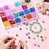 DIY Round Glass Beads Bracelets Jewelry Making Kits DIY-YW0010-59-4