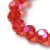 Electroplate Transparent Glass Beads Strands EGLA-A035-T8mm-L01-3
