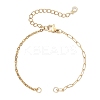 4Pcs 4 Styles 304 Stainless Steel Mixed Chain Bracelet Making AJEW-JB01559-2