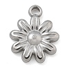 Anti-Tarnish 304 Stainless Steel Charms STAS-M084-01A-P-1