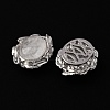 Natural Quartz Crystal Oval Multi-Strand Links G-G207-02P-10-2