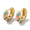 Brass Stud Earrings EJEW-R162-08G-2