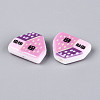 Printed Opaque Resin Beads RESI-N043-09B-01-2