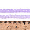 Baking Paint Imitation Jade Glass Bead Strands X-DGLA-A034-J4MM-A50-4
