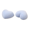 Flocky Acrylic Cabochons OACR-C018-06-3