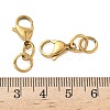 304 Stainless Steel Lobster Claw Clasps STAS-K313-01F-G-3