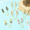 6Pcs 6 Styles Wings Enamel Pins JEWB-CJ0001-39-5
