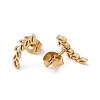 304 Stainless Steel Olive Leaf Stud Earrings for Women LS-EJEW-E163-14G-2