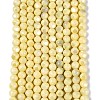 Ombre Effect Dyed Electroplate Opaque Glass Beads Strands EGLA-Q130-01A-23-2