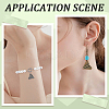 80Pcs 2 Colors Tibetan Style Alloy Pendants FIND-SC0007-30-5