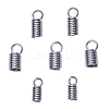 30Pcs 3 Size 304 Stainless Steel Coil Cord Ends STAS-CJ0001-152-7