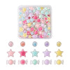 120Pcs 3 Style Transparent Acrylic Beads TACR-BT0001-03-2