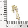 Rack Plating Brass Micro Pave Cubic Zirconia Pendants KK-M014-13G-3