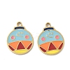 Christmas 304 Stainless Steel Enamel Pendants STAS-Z093-08S-G-1