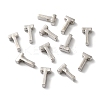 Platinum Plated Alloy Beads PALLOY-CJC0001-64P-T-1