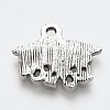 Tibetan Style Alloy Pendants LS-TIBE-T010-28AS-RS-3