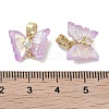 Real 18K Gold Plated Rack Plating Brass Micro Pave Cubic Zirconia Pendants KK-R161-06G-03-3