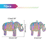 12Pcs Alloy Pendants FIND-NB0002-29-6