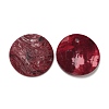 Spray Painted Natural Akoya Shell Pendants SHEL-F007-15B-3