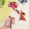 3Pcs 3 Colors PU Imitation Leather Tassel Keychain KEYC-CA0001-30-3