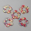 Transparent Cellulose Acetate(Resin) Pendants RESI-TAC0007-32-1