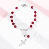 304 Stainless Steel Link Chain Bracelets BJEW-A032-05P-1