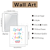 Rectangle Paper Hanging Painting HJEW-WH0034-014-2