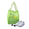 2Pcs 2 Colors Polyester Mesh Beach Bag ABAG-SZ0001-18B-3