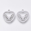 Non-Tarnish 201 Stainless Steel Pendants STAS-S110-008P-1