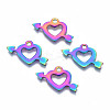 Ion Plating(IP) 201 Stainless Steel Pendants STAS-S119-135-1