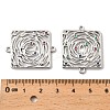 Brass Micro Pave Colorful Cubic Zirconia Hollow Connector Charms KK-K351-58C-P-3