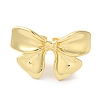 Bowknot Brass Open Cuff Rings for Women LS-RJEW-C098-12G-2
