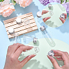 20Pcs 2 Styles Column Glass Screw Top Bead Storage Tubes CON-YW0001-89-3