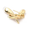 Crystal Rhinestone Dragonfly with Resin Lapel Pin JEWB-I019-01G-3