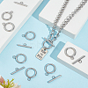 30 Sets 304 Stainless Steel Toggle Clasps STAS-UN0057-52-2