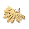 304 Stainless Steel Pendants LS-STAS-V006-01G-03-2