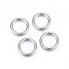 Non-Tarnish 304 Stainless Steel Closed Jump Rings A-STAS-F174-14P-1