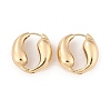 Brass Hoop Earrings for Women EJEW-U041-09G-4