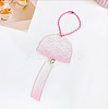 Gradient Color Transparent Acrylic Keychain Blanks ZXFQ-PW0003-15D-01-1