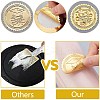 34 Sheets Self Adhesive Gold Foil Embossed Stickers DIY-WH0509-052-3
