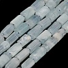 Natural Aquamarine Beads Strands G-M403-B22-1