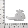 Anti-Tarnish 304 Stainless Steel Pendants STAS-S149-08P-3