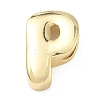 Brass Initial Beads KK-B167-27G-01P-1