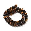 Three Color Natural Tiger Eye Beads Strands G-C259-A01-6x10mm-03-3
