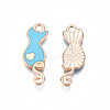 Alloy Enamel Pendants ENAM-S115-144C-3